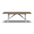 Melody White Wood Rectangular Dining Table - 90  x 30  x 42
