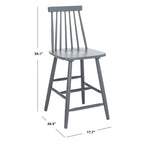 SAFAVIEH Beaufort 24-inch Spindle Farmhouse Counter Stool (Set of 2) - 18 W x 21 D x 39 H