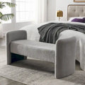 GDFStudio - Harper H-Frame Polyester Upholstered Bench with Modern Versatile Design