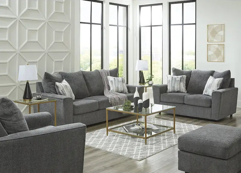 Signature Design by Ashley Stairatt Gray 4-Piece Upholstery Package - 86  W x 38  D x 39  H