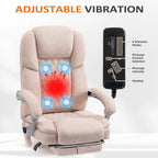 EROMMY Heated Massage Office Chair with Footrest, Ergonomic Reclining Desk Chair with Lumbar Support and Adjustable Height.