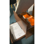 3-in-1 Small Makeup Table Set with Glass Top 3 Drawers, Stool