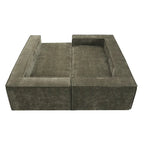 L-Shaped Modular Sectional Sofa, Chenille Cloud Sofa Set