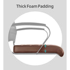 Office Chair With Arms Stools For Counter Height Bar Office Wheels PU Leather Rest Tilt Swivel Work Office Standing Desk