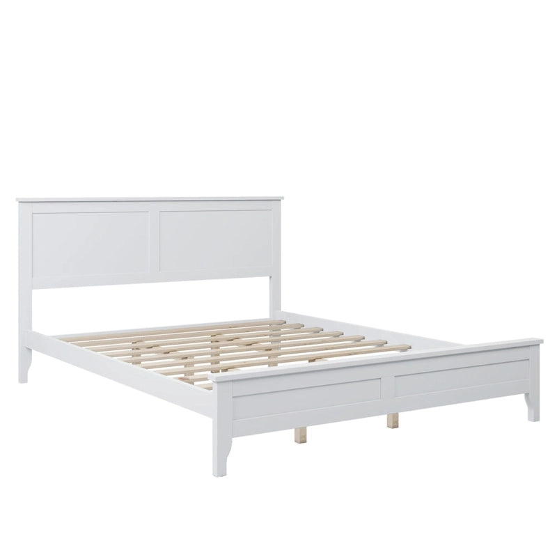 Modern Solid Wood Platform Bed with Natural and Exquisite Wear-resistant Finish