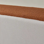 105.51  Modern L-Shape 5 Seater Modular Sectional Sofa Couch with Chaise Lounge, in Soft Lambswool Sherpa Fabric