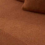 105.51  Modern L-Shape 5 Seater Modular Sectional Sofa Couch with Chaise Lounge, in Soft Lambswool Sherpa Fabric