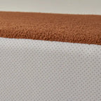 105.51  Modern L-Shape 5 Seater Modular Sectional Sofa Couch with Chaise Lounge, in Soft Lambswool Sherpa Fabric