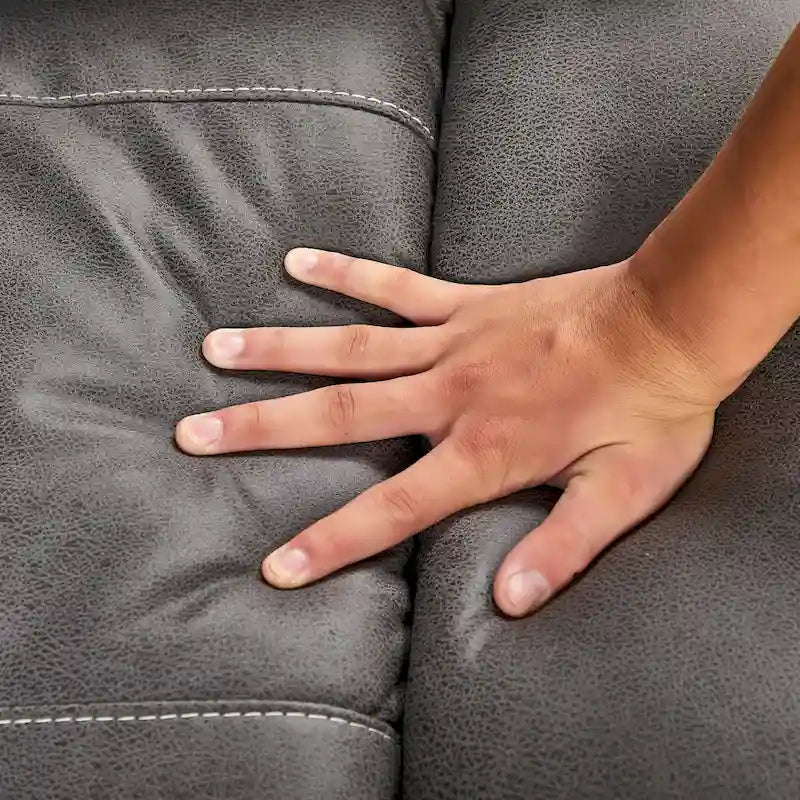 Grey Dual Motor Recliner Chair Featuring 240 Swivel, Rocking Function, USB Ports, and Adjustable Headrest