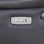 Black Power Recliner Chair, with Massage, Heating, USB Ports, Phone Holder, and Side Pockets, Adjustable Recline up to 139