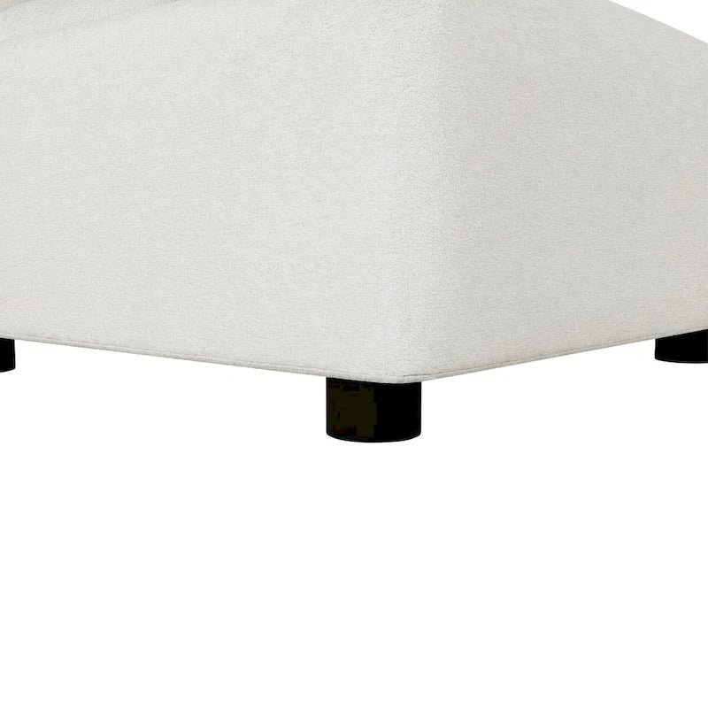 116  Modular U-Shaped Velvet 6-Seat Sectional Sofa with Two Ottomans, Reversible Design for Customizable Living Space