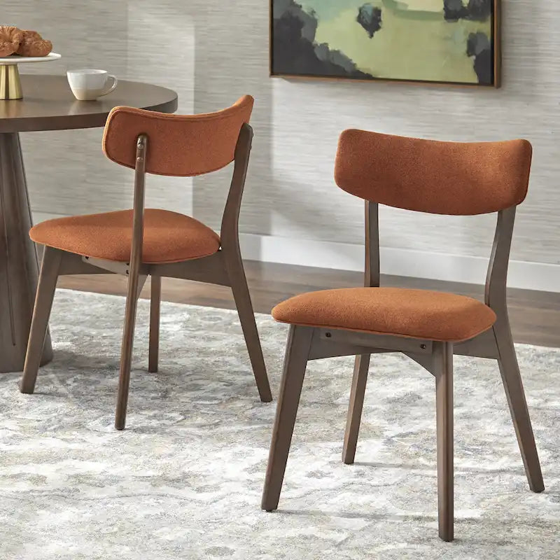 Lifestorey Cari Solid Wood Dining Chair (Set of 2)