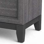 Modern Grey 2 - Drawer Nightstand