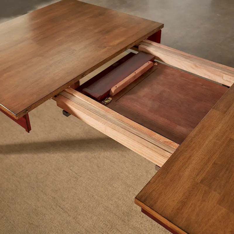 Vikos Solid Wood 64-82  Extendable Dining Table