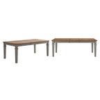 Vikos Solid Wood 64-82  Extendable Dining Table