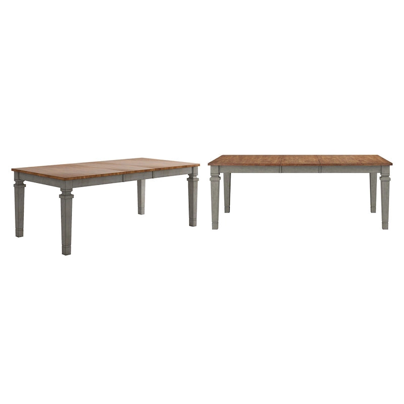 Vikos Solid Wood 64-82  Extendable Dining Table