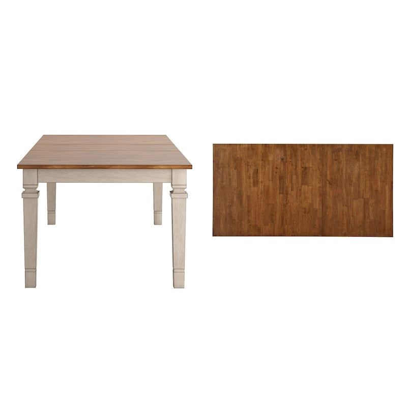 Vikos Solid Wood 64-82  Extendable Dining Table