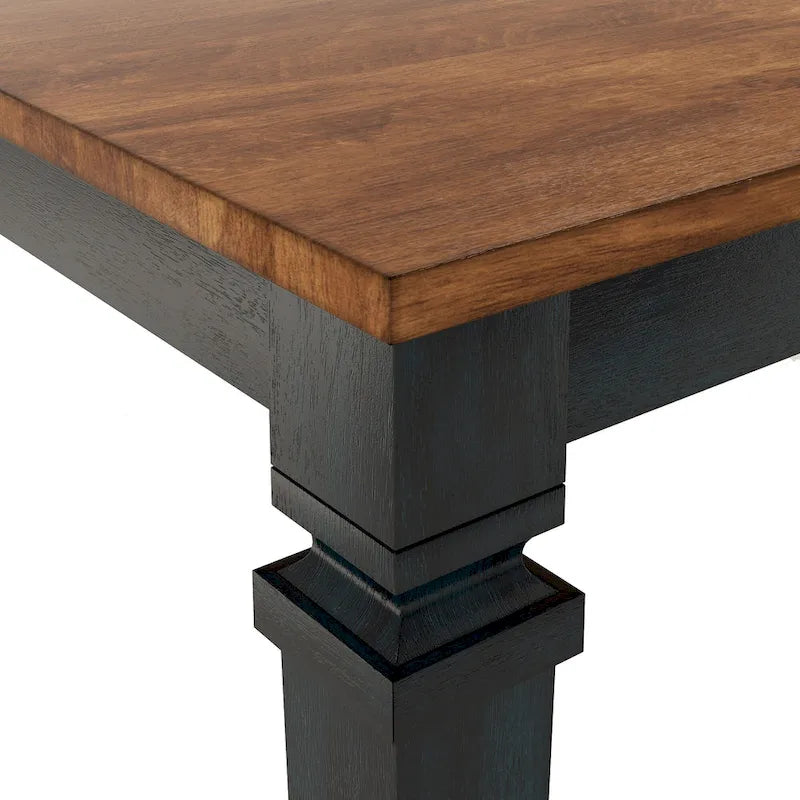 Vikos Solid Wood 64-82  Extendable Dining Table
