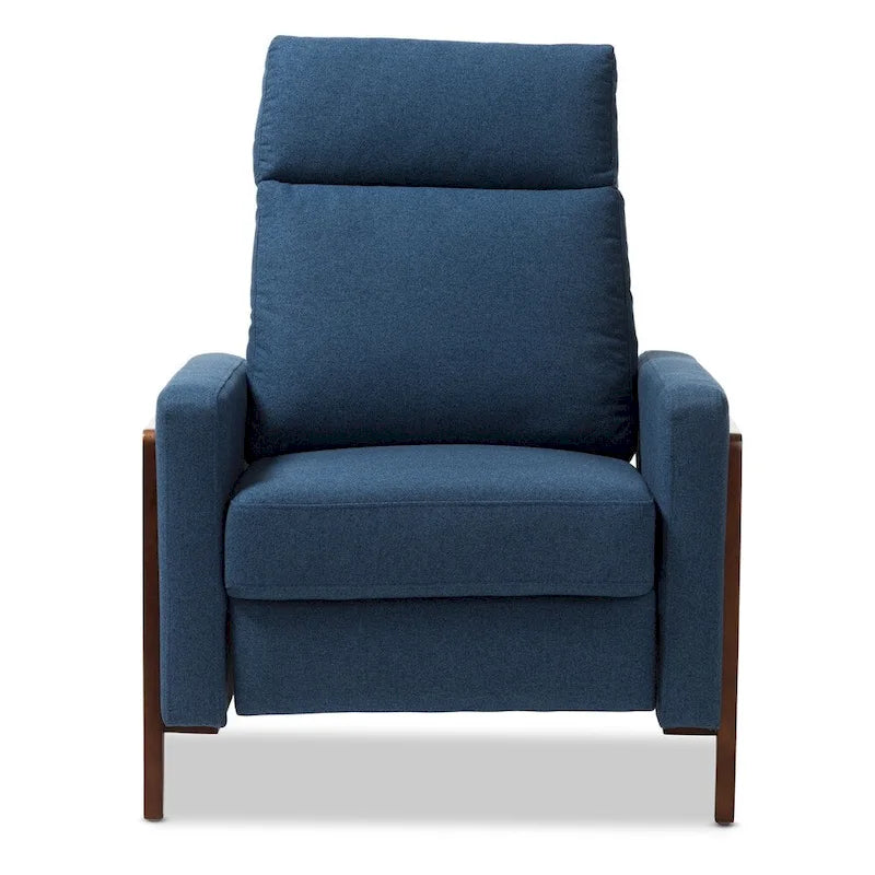 Mid-century Fabric Recliner by Baxton Studio