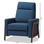 Mid-century Fabric Recliner by Baxton Studio