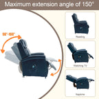 GZMR Faux Leather Elderly Power Lift Recliner Chair