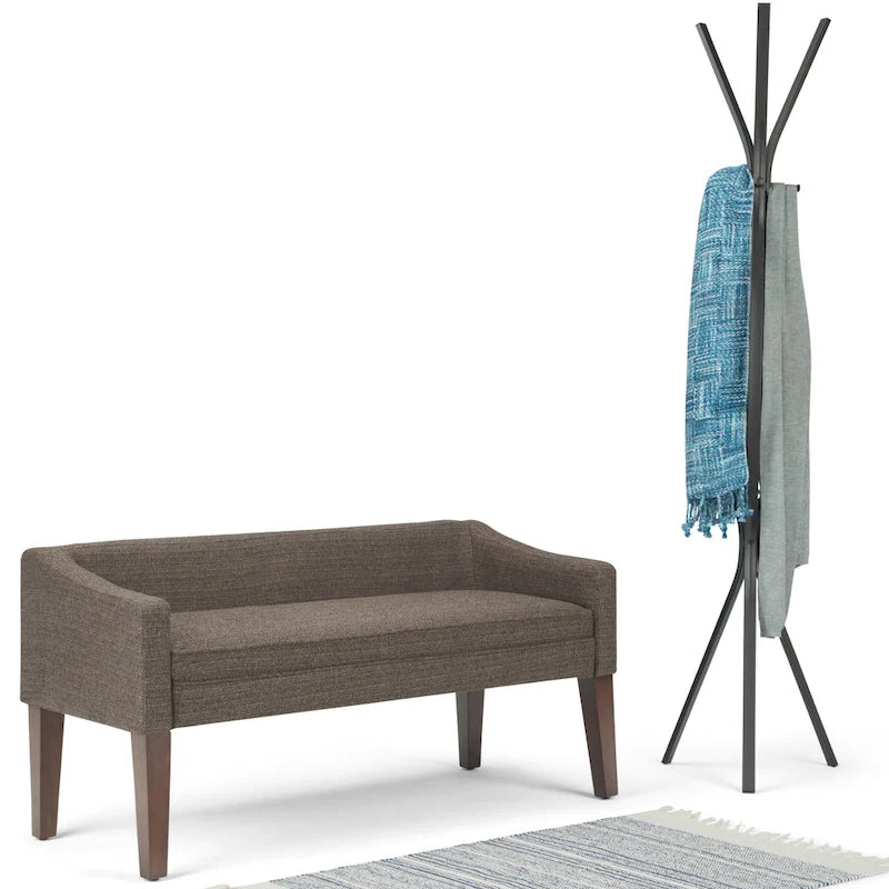 WYNDENHALL Layla 50 inch Wide Contemporary Upholstered Bench - 50 x 22 x 23.8