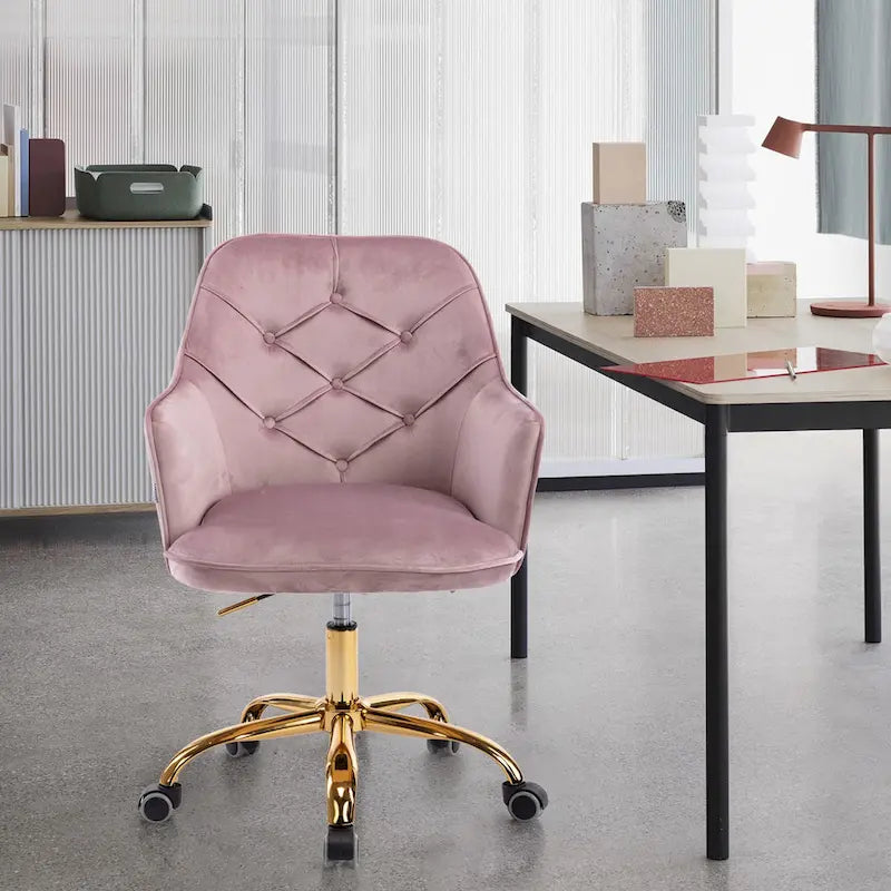 Velvet Swivel Shell Chair for Living Room ,Office chair