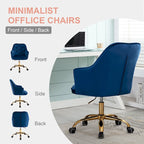 Velvet Swivel Shell Chair for Living Room ,Office chair
