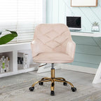 Velvet Swivel Shell Chair for Living Room ,Office chair