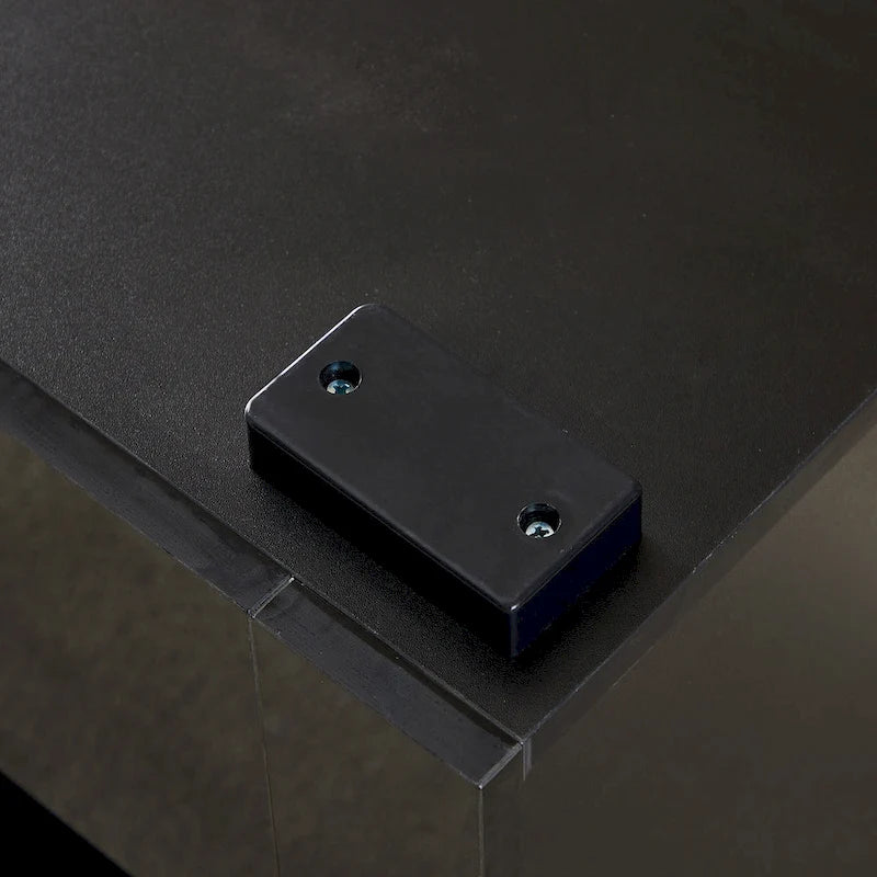 Modern 51-in Glass Shelf Storage TV Stand for TVs up to 69-in with LED Light