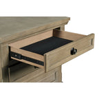 New Classic Furniture Salinger Pewter 5-Piece Bedroom Set with 2-Nightstand