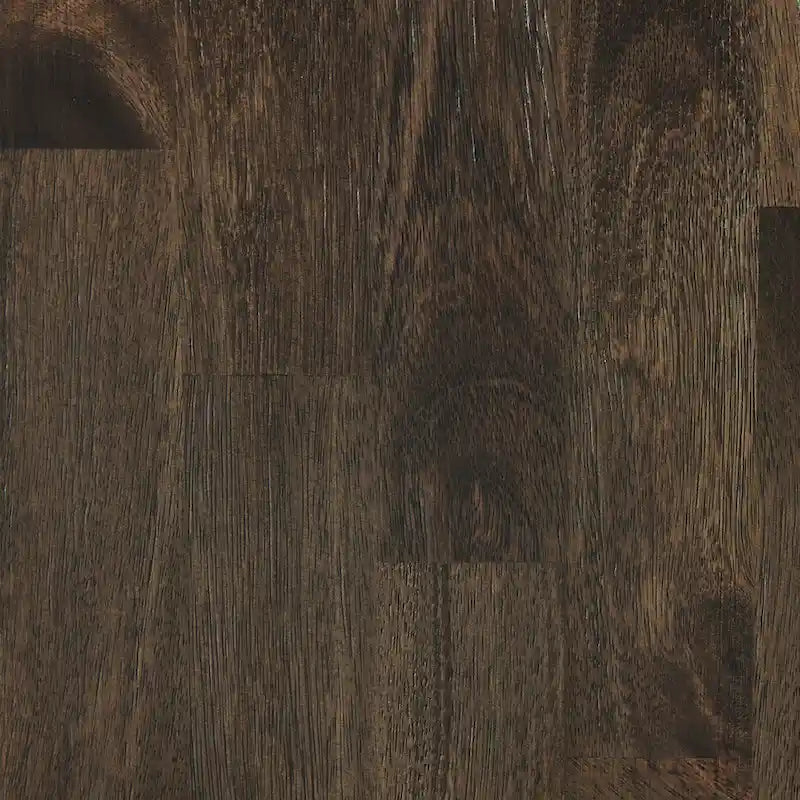 Kona Grey and White Backless Bench with Wood Seat