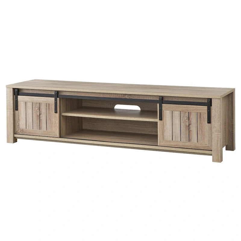 Simple Living Glasbern Barn Door TV Console
