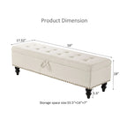 59  Bed Bench Ottoman with Storage