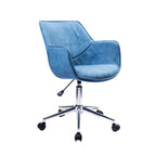 Porthos Home Xen Adjustable Office Chair, Microfiber, Chrome Base