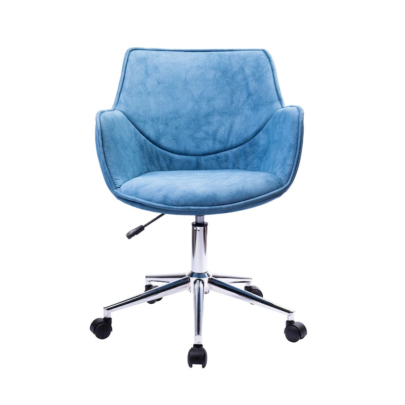 Porthos Home Xen Adjustable Office Chair, Microfiber, Chrome Base