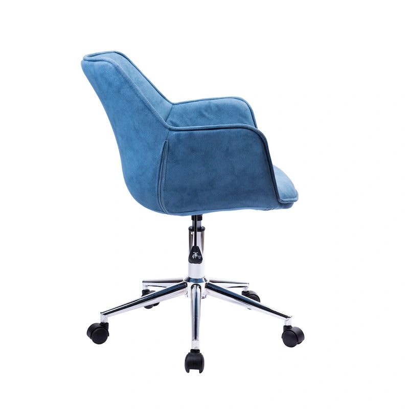 Porthos Home Xen Adjustable Office Chair, Microfiber, Chrome Base