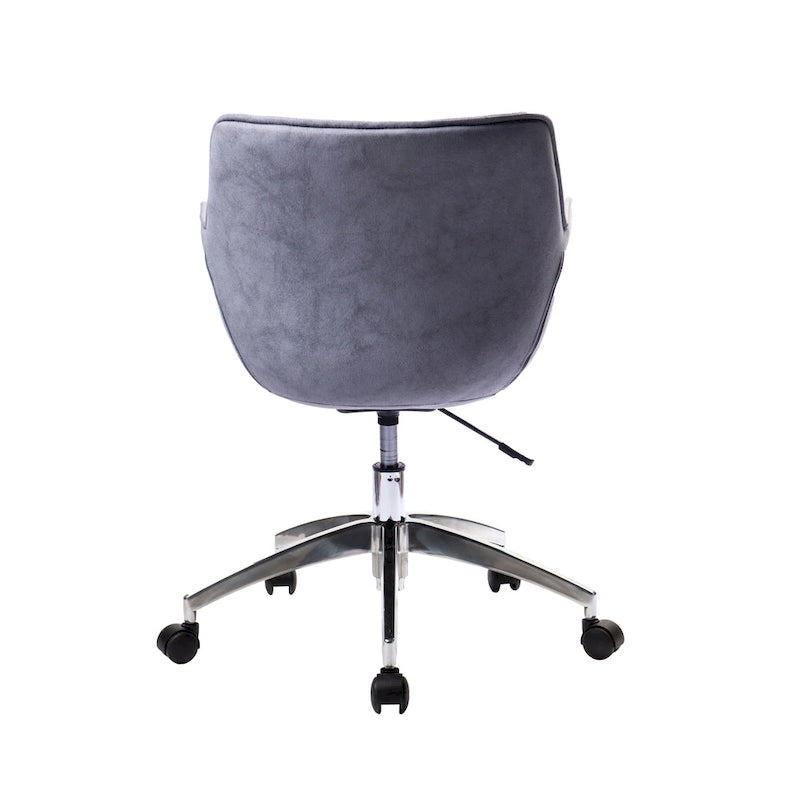 Porthos Home Xen Adjustable Office Chair, Microfiber, Chrome Base