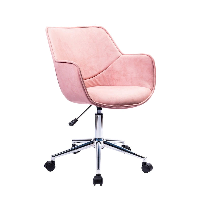 Porthos Home Xen Adjustable Office Chair, Microfiber, Chrome Base