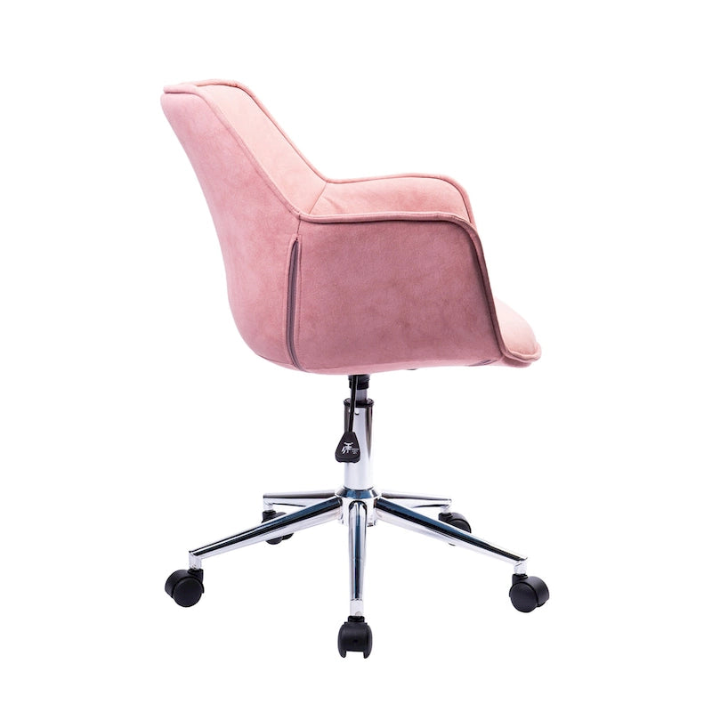 Porthos Home Xen Adjustable Office Chair, Microfiber, Chrome Base