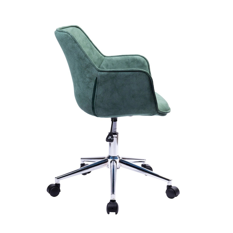 Porthos Home Xen Adjustable Office Chair, Microfiber, Chrome Base