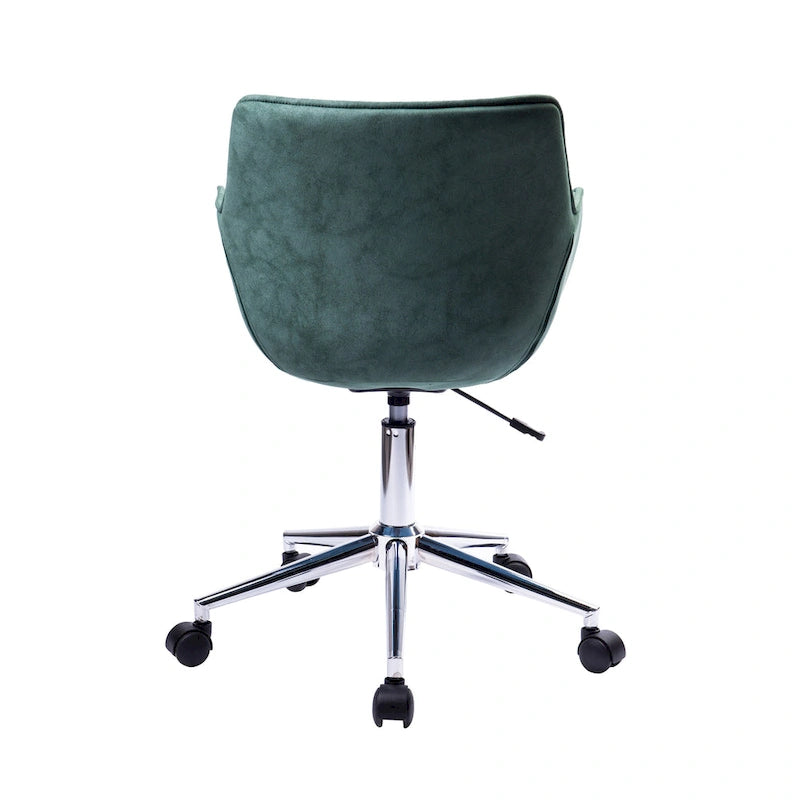 Porthos Home Xen Adjustable Office Chair, Microfiber, Chrome Base