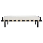 SAFAVIEH Couture Grizelda Teak Cushion Bench - 70 In W x 26 In D x 19 In H - 70Wx26Dx19H