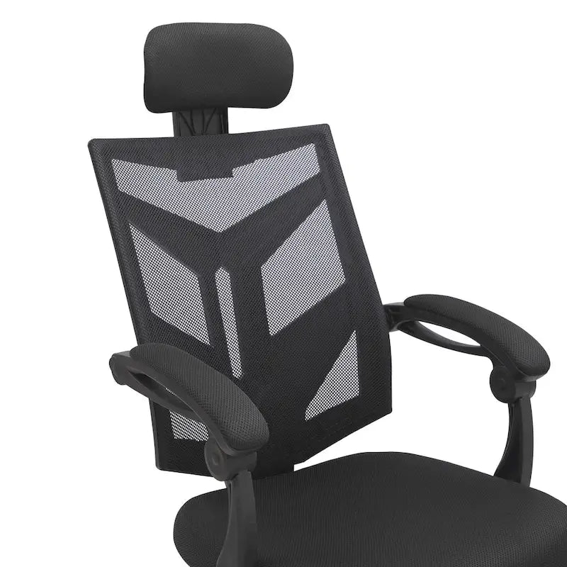 Adjustable Ergonomic Office Chair with Headrest Ergonomic Desk Chair High Back Mesh Office Chairs with Lumbar Support and Wheels