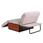 Furniture of America Hattie Assembled Convertible Cocktail Ottoman-Futon