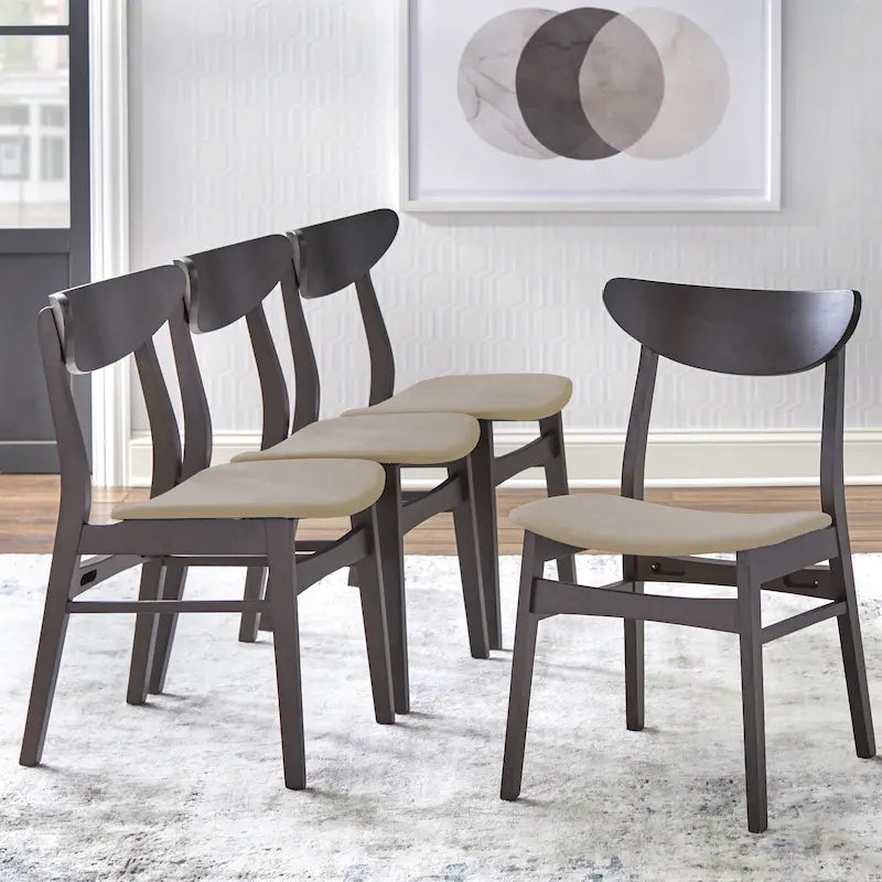 Simple Living Parlin Solid Wood Dining Chair (Set of 4)