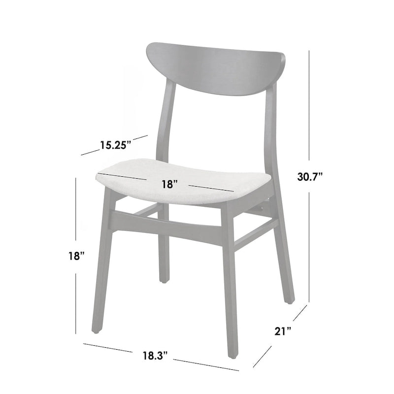 Simple Living Parlin Solid Wood Dining Chair (Set of 4)