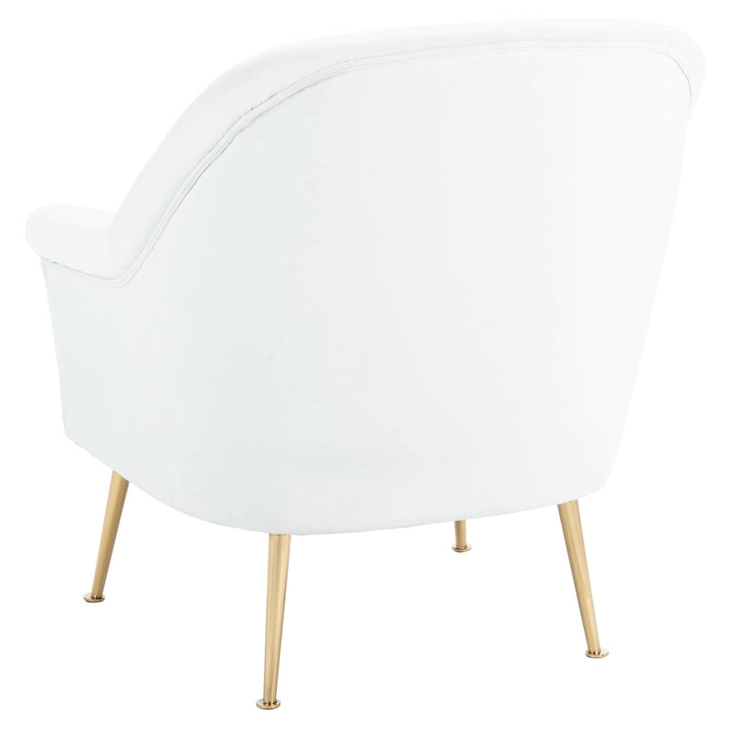 SAFAVIEH Edina Accent Chair - 29.5  W x 30.7  L x 32.9  H - 30Wx31Dx33H