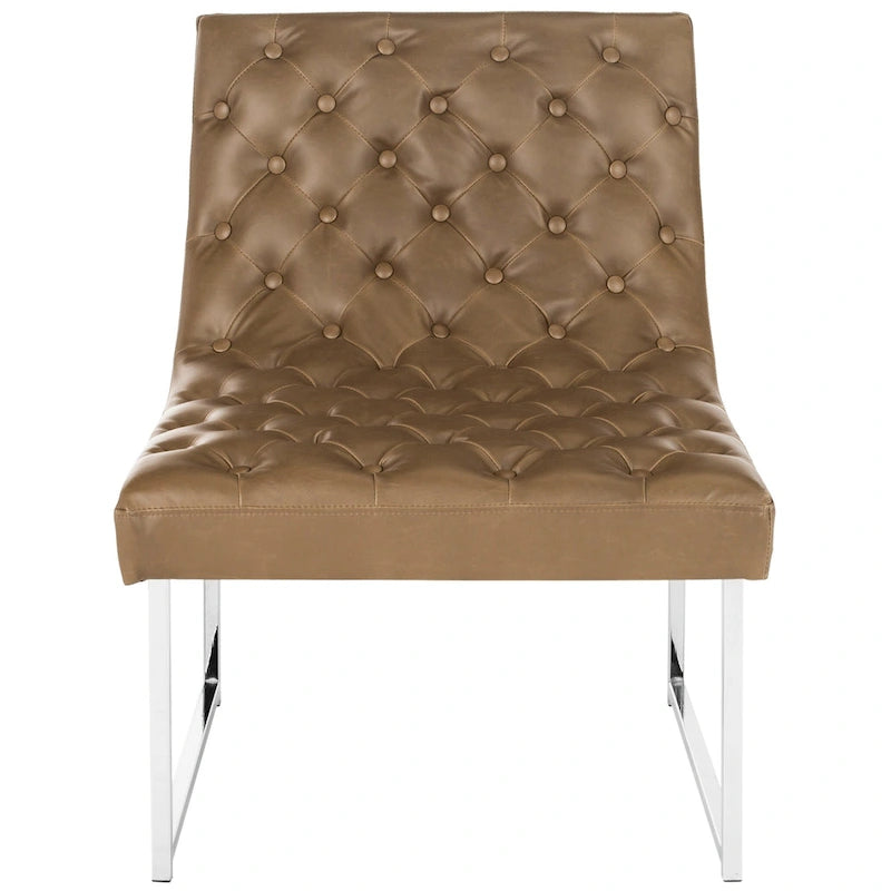 SAFAVIEH Jerilynn Mid-Century Modern Hadley Tufted Club Chair - 25Wx30Dx32H