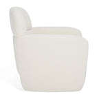 SAFAVIEH Couture Dorlies Boucle Accent Chair - 33 In W x 33.5 In D x 34 In H - 33Wx34Dx34H